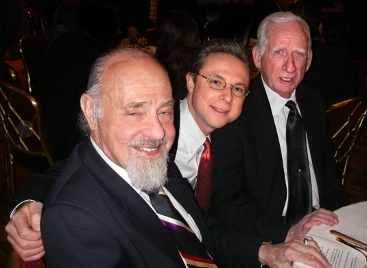Craig D. Robins, Esq. with Retired Bankruptcy Judge Marvin A. Holland (left) and Retired Bankruptcy Judge Robert John Hall (right) at a bankruptcy bar event in July 2007.