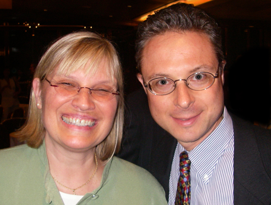 Craig D. Robins with Honorable Melanie L. Cyganowski, former Chief Bankruptcy Judge for the Eastern District of New York.